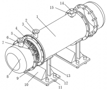 捷邦发明专利:一种单机管壳式冷凝器