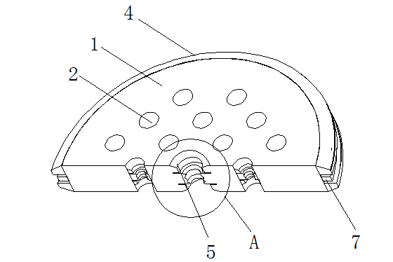 捷邦实用新型专利：一种管壳式蒸发器折流板